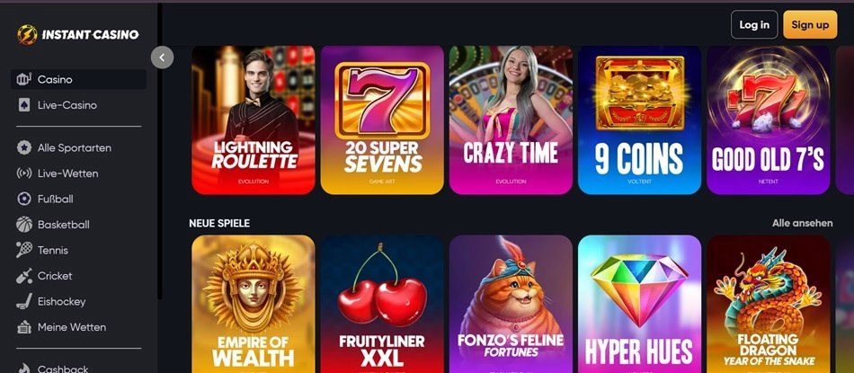 Instant casino
